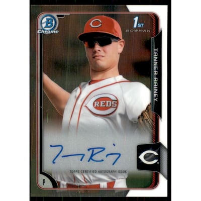2015 Bowman Chrome Draft Draft Pick Autographs #BCATR Tanner Rainey