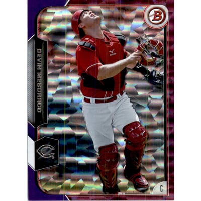 2015 Bowman Purple Ice #96 Devin Mesoraco