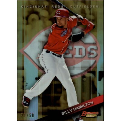 2015 Bowman's Best Gold Refractors #95 Billy Hamilton