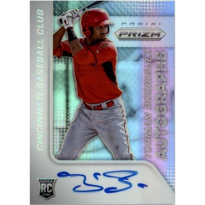 2015 Panini Prizm Autograph Prizms #48 Yorman Rodriguez