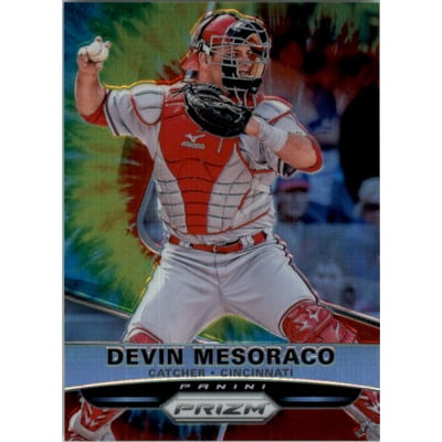 2015 Panini Prizm Prizms Tie Dyed #58 Devin Mesoraco