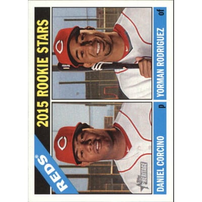 2015 Topps Heritage Gum Stained Back #311 Daniel Corcino/Yorman Rodriguez