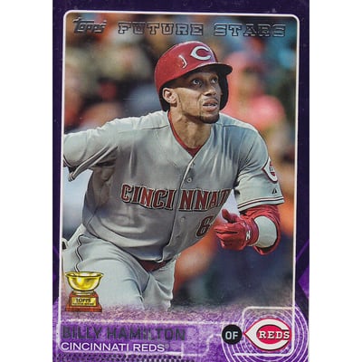 2015 Topps Toys R Us Purple Border #333 Billy Hamilton FS