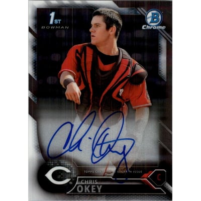 2016 Bowman Chrome Draft Draft Pick Autographs #CDACO Chris Okey