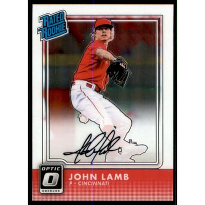 2016 Donruss Optic #169 John Lamb RR AU RC