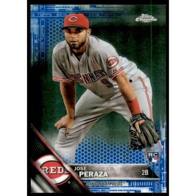 2016 Topps Chrome Blue Refractors #177 Jose Peraza