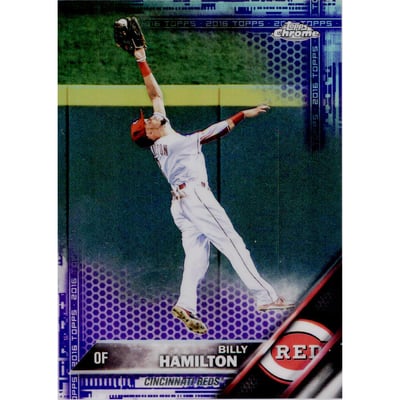 2016 Topps Chrome Purple Refractors #62 Billy Hamilton