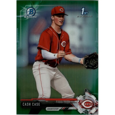 2017 Bowman Chrome Draft Green Refractors #BDC198 Cash Case