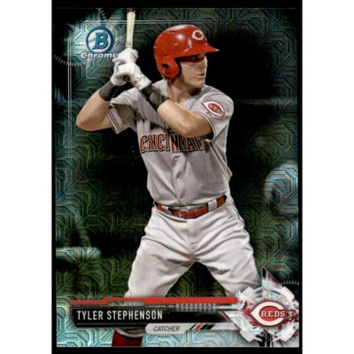 2017 Bowman Chrome Mega Box Prospects Refractors #BCP61 Tyler Stephenson