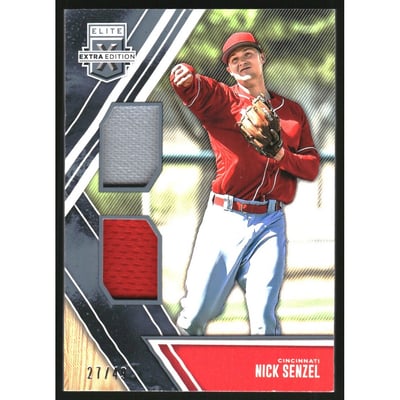 2017 Elite Extra Edition Dual Materials Holo Silver #18 Nick Senzel