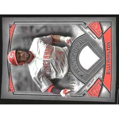 2017 Topps Museum Collection Meaningful Materials Relics #MRBHA Billy Hamilton
