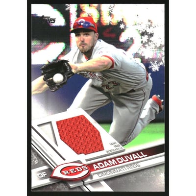 2017 Topps Walmart Holiday Snowflake Relics #RAD Adam Duvall