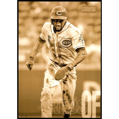 2018 Stadium Club 5x7 Gold #28 Billy Hamilton