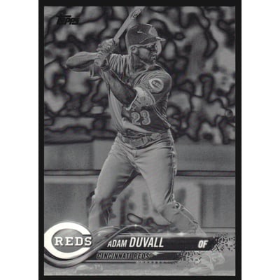 2018 Topps Black and White Negative #589 Adam Duvall