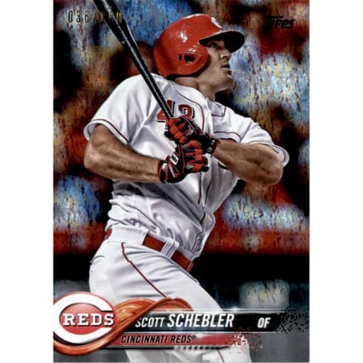 2018 Topps Factory Set Foilboard #504 Scott Schebler
