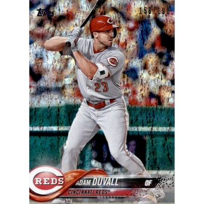 2018 Topps Factory Set Foilboard #589 Adam Duvall
