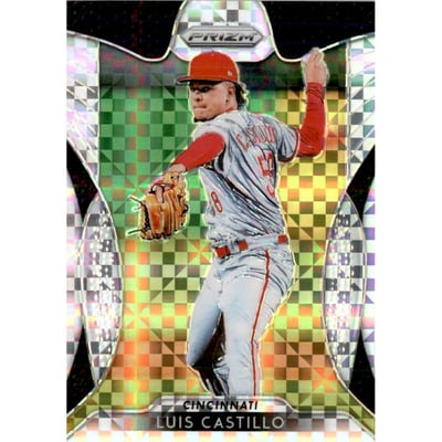 2019 Panini Prizm Prizms Power Plaid #59 Luis Castillo
