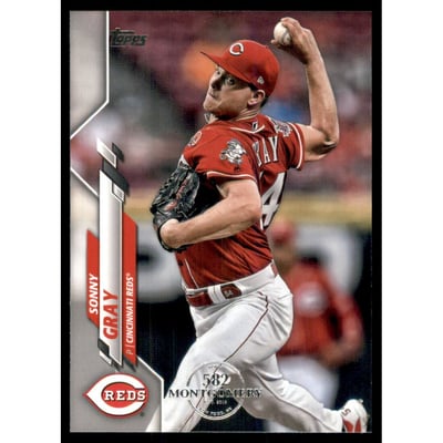 2020 Topps Factory Set 582 Montgomery Club #172 Sonny Gray