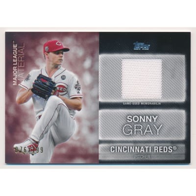 2020 Topps Major League Materials Black #MLMSG Sonny Gray