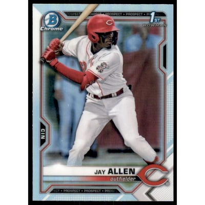 2021 Bowman Chrome Draft Refractors #BDC11 Jay Allen