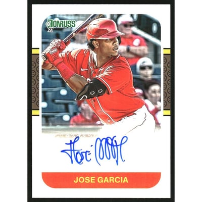 2021 Donruss Retro '87 Signatures #5 Jose Garcia