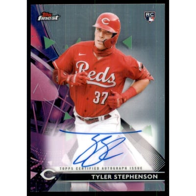 2021 Finest Autographs Refractors #FATS Tyler Stephenson