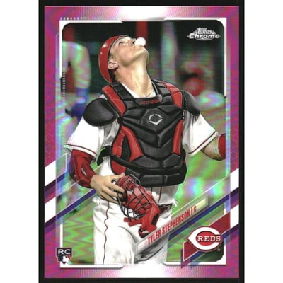 2021 Topps Chrome Magenta Refractors #111 Tyler Stephenson