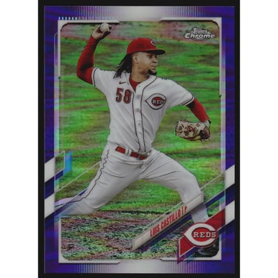 2021 Topps Chrome Purple Refractors #31 Luis Castillo