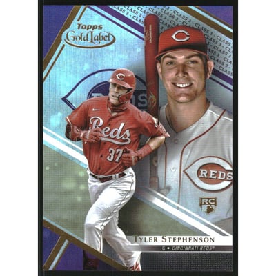 2021 Topps Gold Label Class 3 Purple #20 Tyler Stephenson