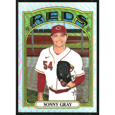 2021 Topps Heritage Chrome Refractors #380 Sonny Gray