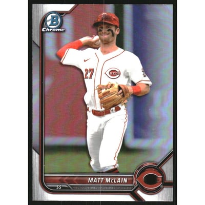 2022 Bowman Chrome Draft Refractors #BDC100 Matt McLain