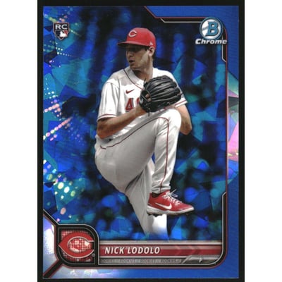 2022 Bowman Chrome Sapphire #27 Nick Lodolo RC
