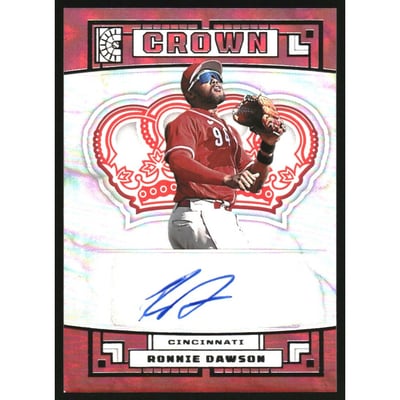 2022 Panini Capstone Crown Autographs #69 Ronnie Dawson