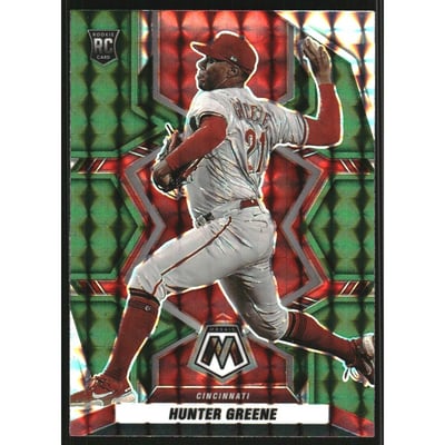 2022 Panini Mosaic Mosaic Green #275 Hunter Greene