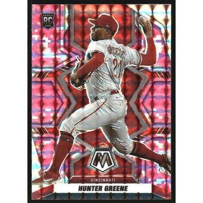 2022 Panini Mosaic Mosaic Pink Camo #275 Hunter Greene