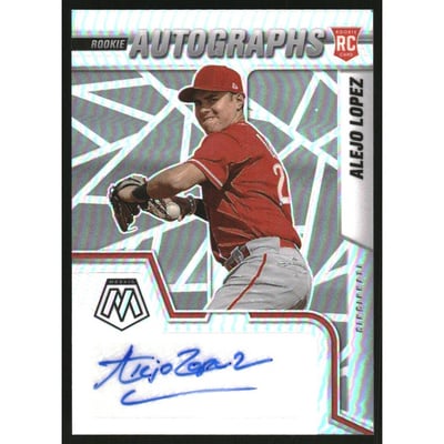 2022 Panini Mosaic Rookie Autographs #60 Alejo Lopez
