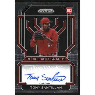2022 Panini Prizm Rookie Autographs #40 Tony Santillan