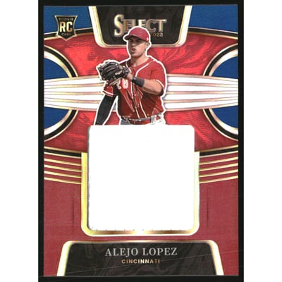 2022 Select Rookie Jumbo Swatch Tri-Color #47 Alejo Lopez