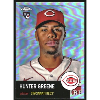 2022 Topps Chrome Platinum Anniversary Refractors #77 Hunter Greene