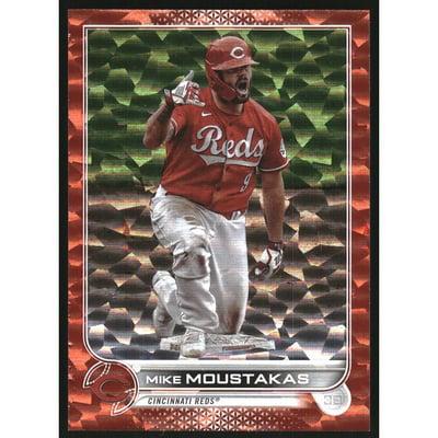 2022 Topps Orange Foilboard #60 Mike Moustakas