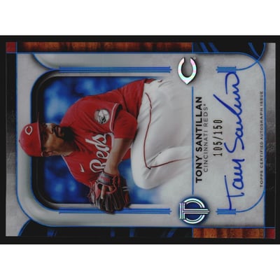 2022 Topps Tribute Autographs Blue #TATSA Tony Santillan