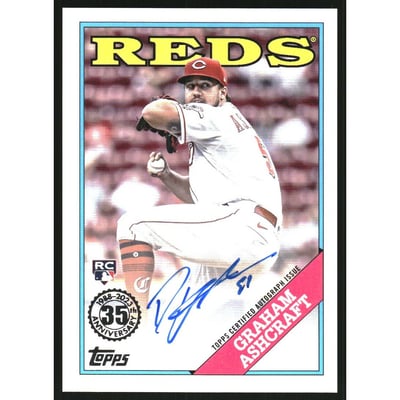 2023 Topps '88 Topps Autographs #88BAGA Graham Ashcraft