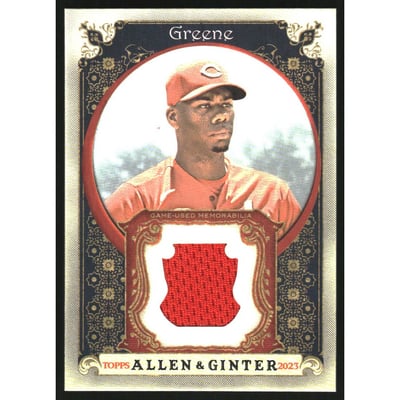 2023 Topps Allen and Ginter Relics #AGRBHG Hunter Greene