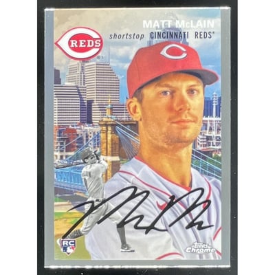 2023 Topps Chrome Platinum Anniversary #307 Matt McLain RC