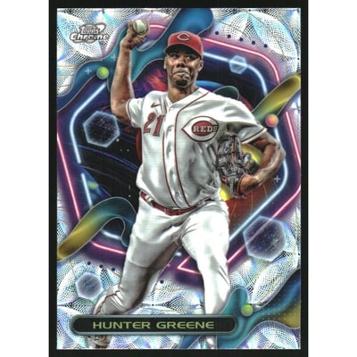 2023 Topps Cosmic Chrome Nucleus Refractors #168 Hunter Greene