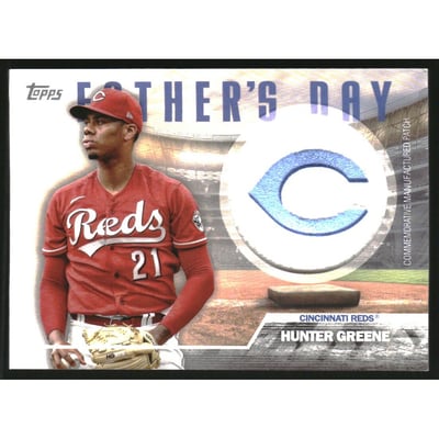 2023 Topps Father's Day Commemorative Team Patches #FDHG Hunter Greene