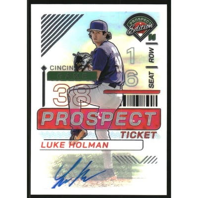 2024 Panini Prospect Edition Holo Prospect Ticket Signatures #28 Blake Larson