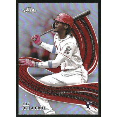 2024 Topps Chrome Strokes #S22 Elly De La Cruz