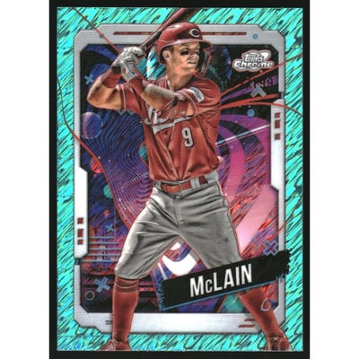 2024 Topps Cosmic Chrome Aqua Equinox Refractors #85 Matt McLain