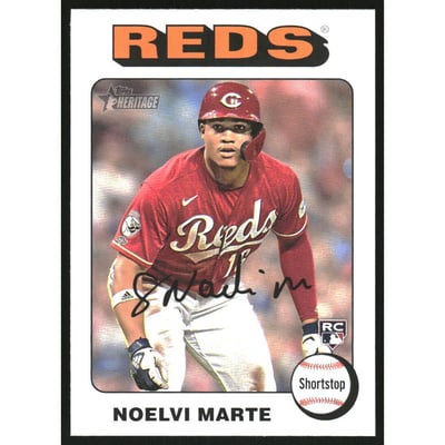 2024 Topps Heritage White Border #301 Noelvi Marte
